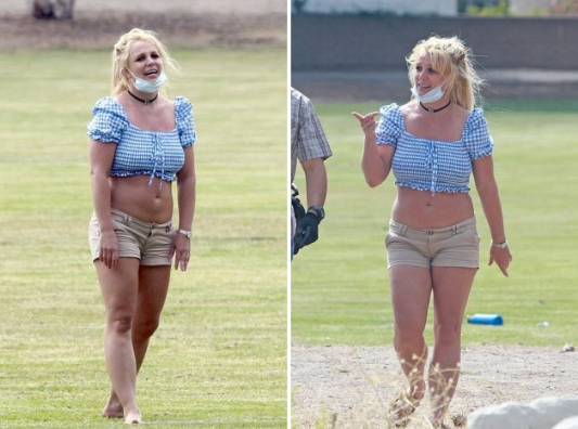 Бритни Спиърс шашна с дебели кълки и корем (Вижте я без фотошоп – Снимки)