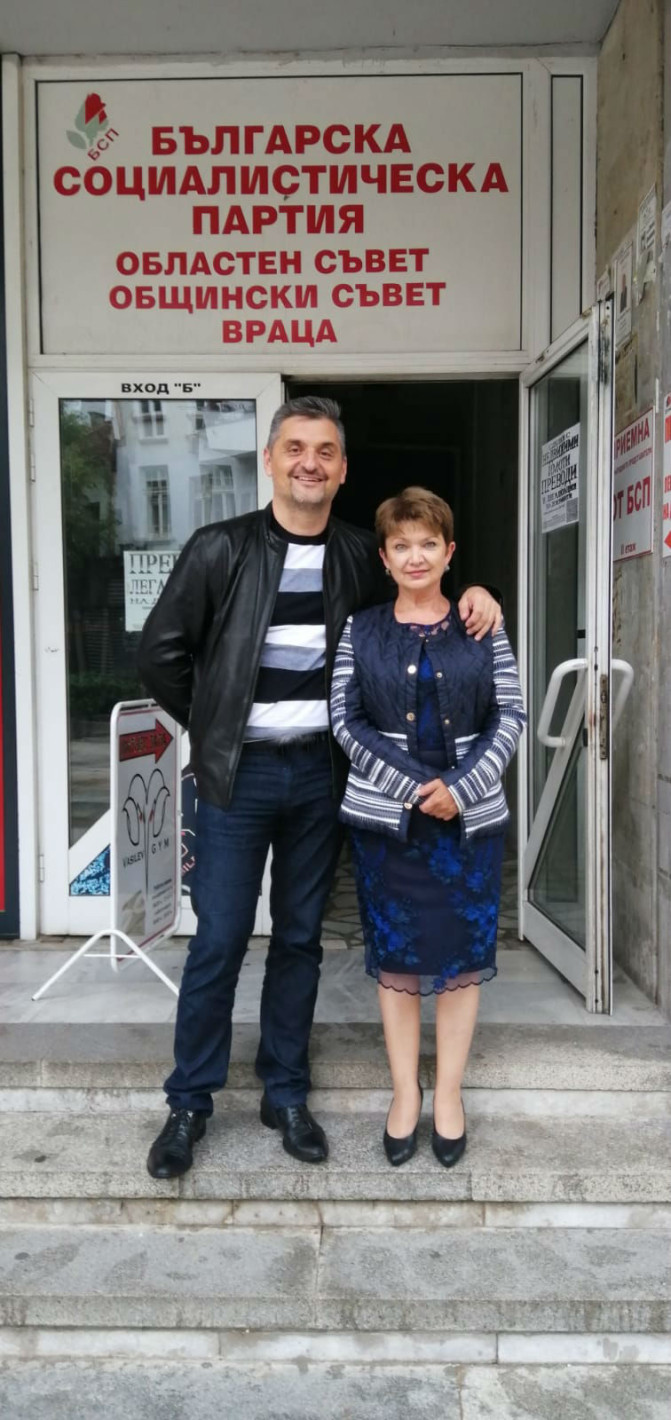 Кирил Добрев поздрави новия лидер на БСП-Враца!