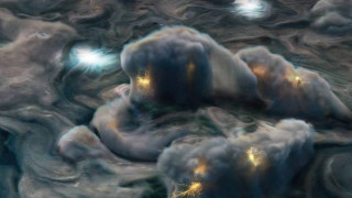 НАСА с уникално видео от Юпитер (Публикуваха невиждани кадри на планетата)