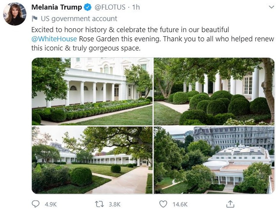 Мелания Тръмп пръсна милиони за градините в Белия дом (Снимки на преобразената резиденция)
