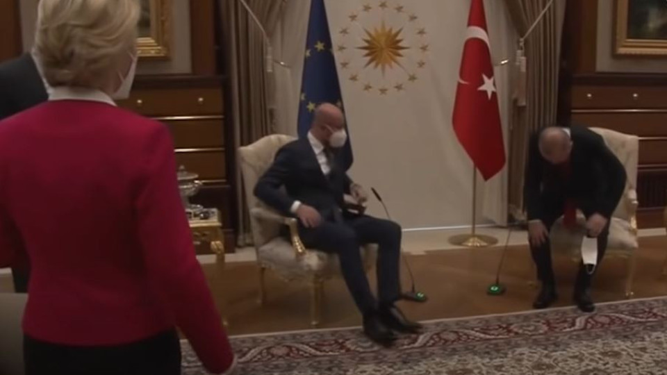 Ердоган със страшен гаф пред председателката на ЕС (Вижте как обиди Урсула фон дер Лайен)