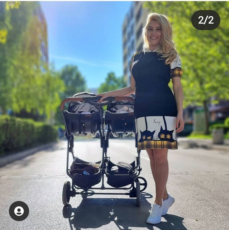 Ева Веселинова изведе близнаците на разходка и… (ФОТО)