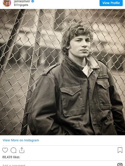 Не е за вярване как е изглеждал Джейми Оливър в младежките си години (ФОТО)