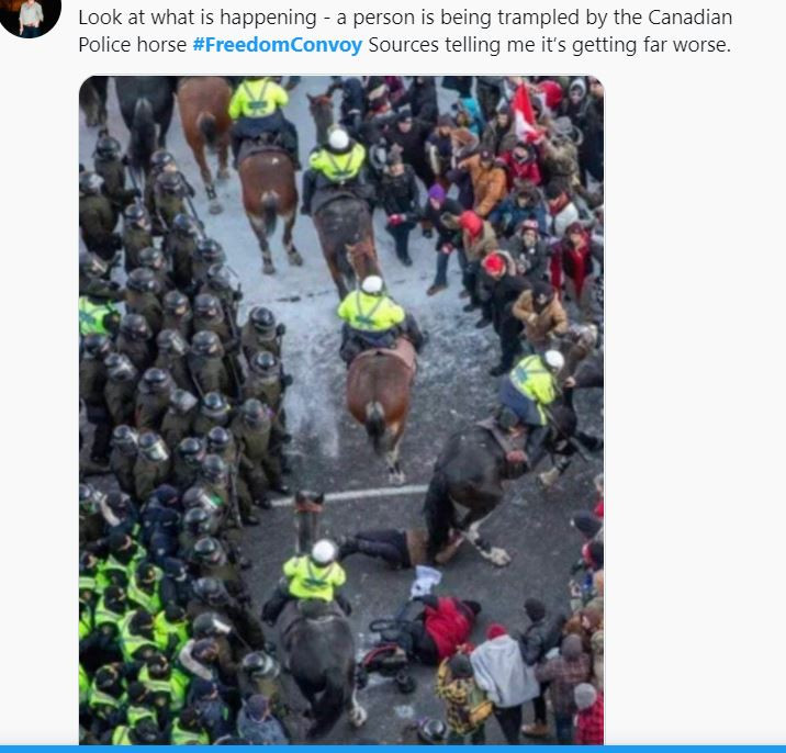 Побой и арести по улиците на Отава (Премиерът на Канада с остра реакция срещу протестиращите - Снимки)