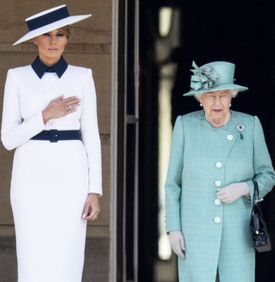 Мелания Тръмп блести на среща с кралицата (Лейди Ди ли я вдъхнови за избора на тоалет? – Снимки)