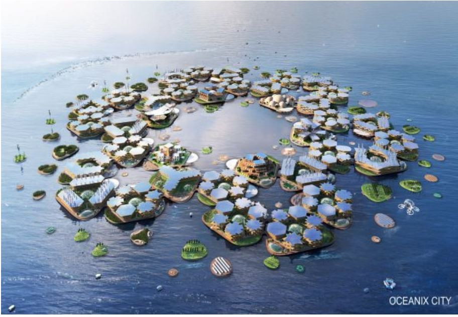 Плаващи градове променят света, ООН застава зад проекта сн. Oceanix