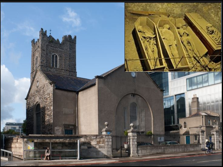 Мистерия! Крадат останки на 800-годишен рицар-кръстоносец в Ирландия колаж: Уикипедия