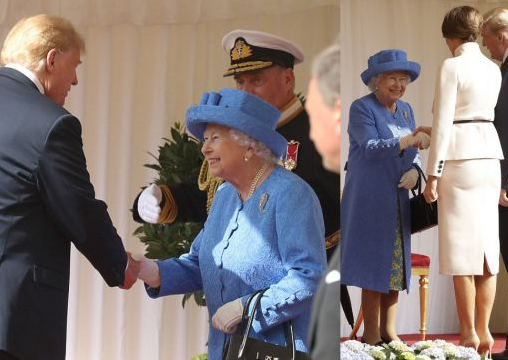 Доналд Тръмп с гафове на килограм при Елизабет II (Вижте как се изложи) - Снимка 2