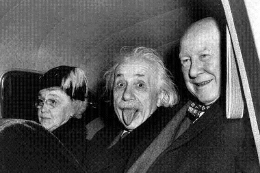 Айнщайн с уникална фотография