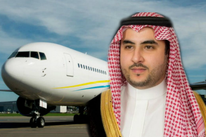 Самолетът на саудитския принц предлага невиждан лукс