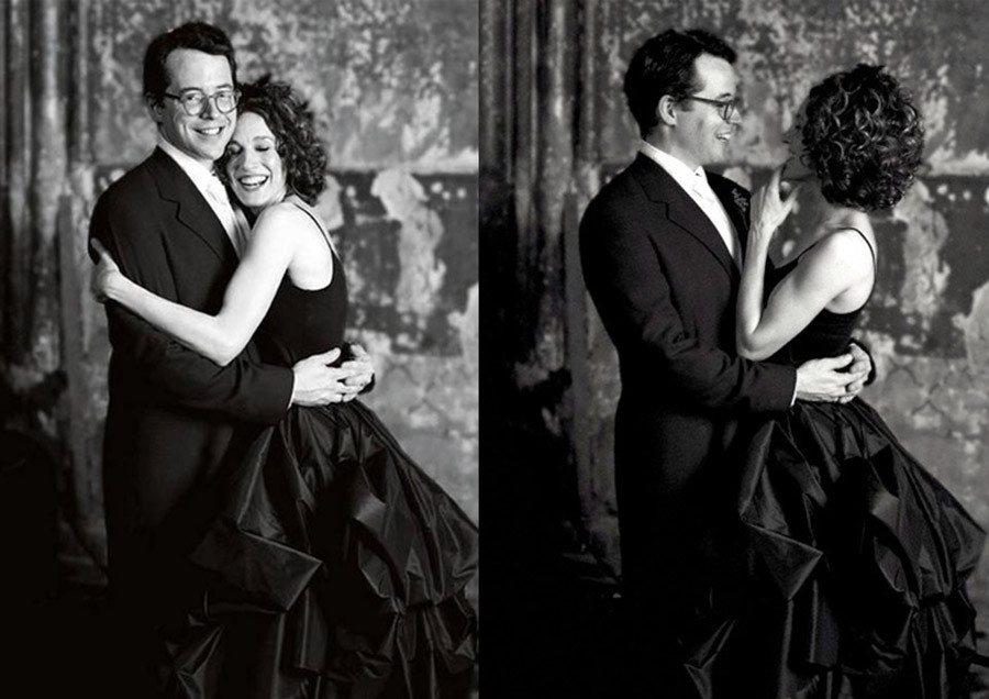 Сара Джесика Паркър се омъжва за Матю Бродерик в черна рокля през 1997-ма година