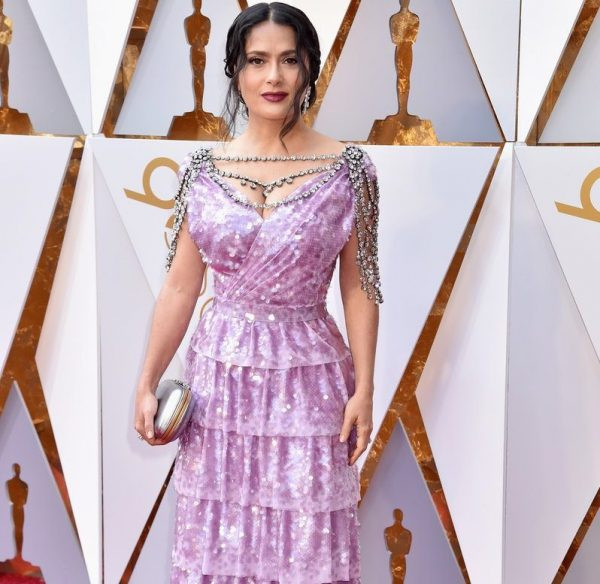 Салма се намери в списъка с най-лошо облечените актриси на Оскарите