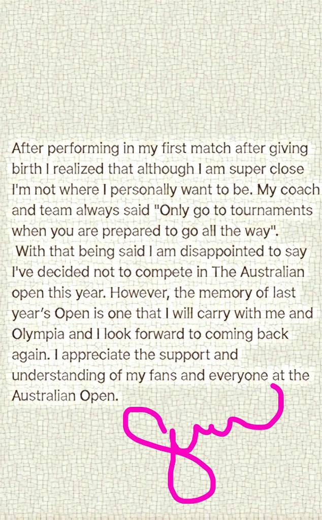 "След като участвах в първия си мач след раждането, разбрах, че въпреки че, съм супер близо, не съм там, където аз лично искам да бъда"