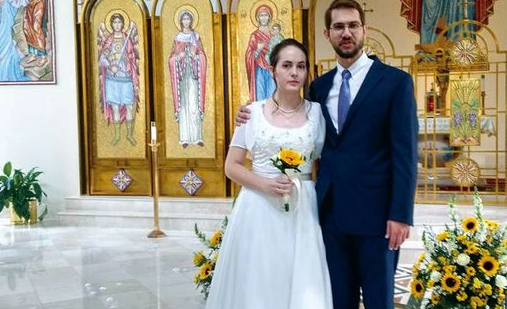 Синът на Стефан Данилов отведе пред олтара  прокурорска щерка (Снимка от сватбата)