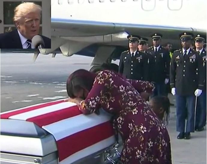 Тръмп разплака вдовица на паднал в бой