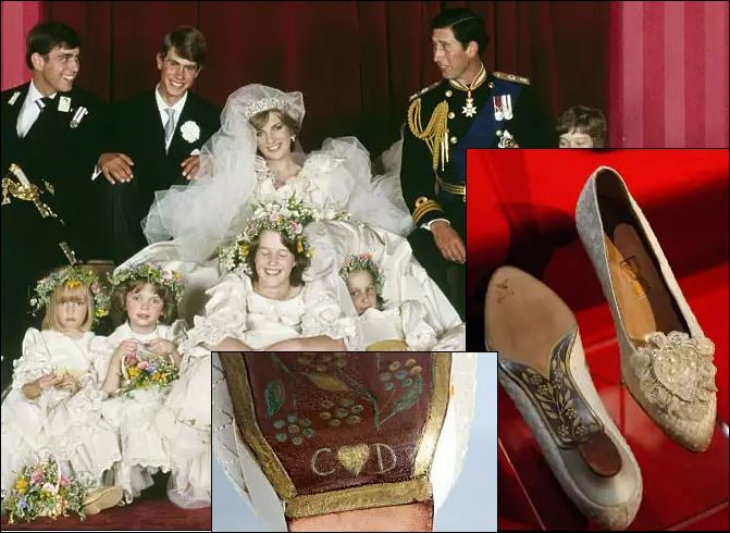 Принцеса Даяна крие тайно послание в сватбените си обувки