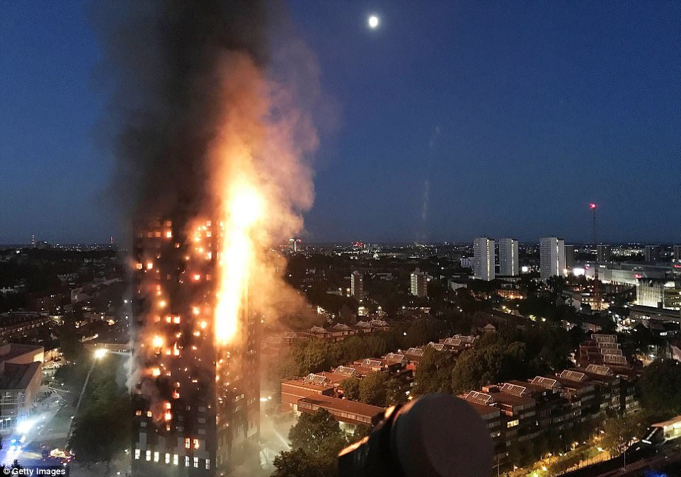 27-етажната сграда в Западен Лондон е на път да рухне