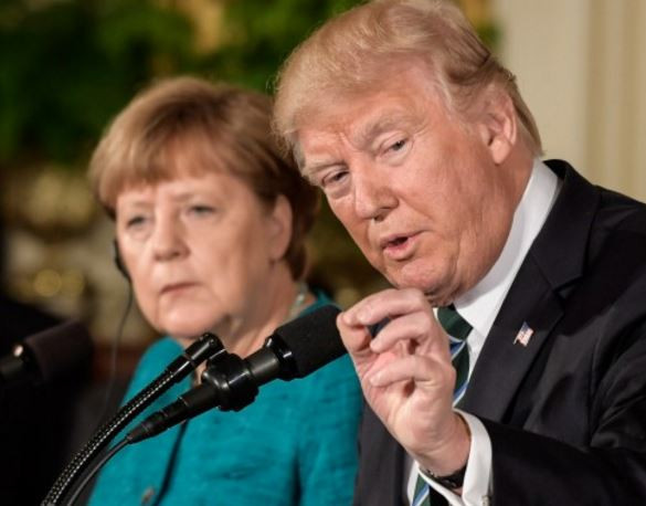 Тръмп замаза гафа с Меркел