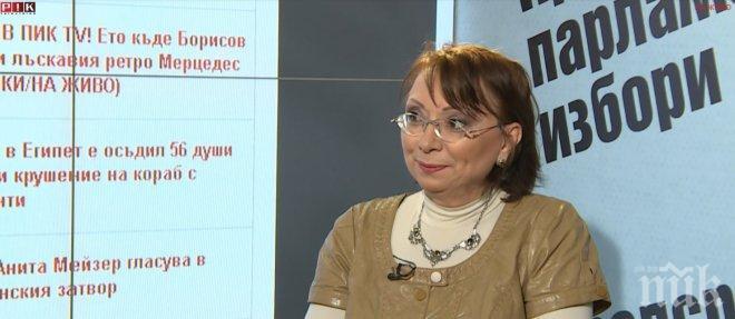 Ели Маринова предсказва кратък живот на новото правителство
