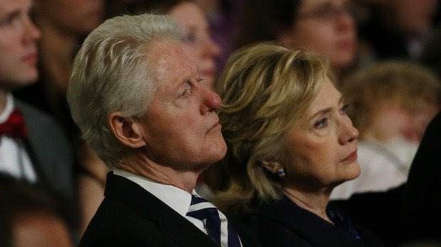 Хилари Клинтън със съпруга си Бил
