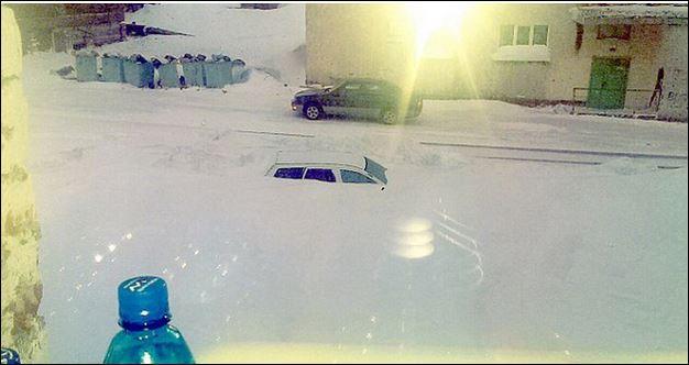 Леден ад в Сибир, град замръзна за часове