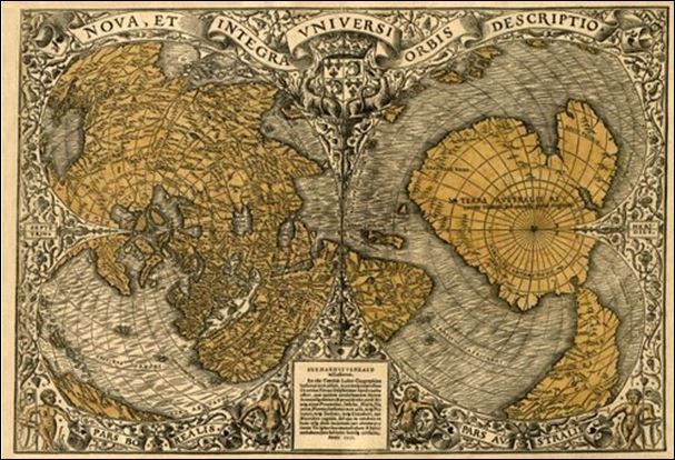 Древна карта пренаписа историята на света