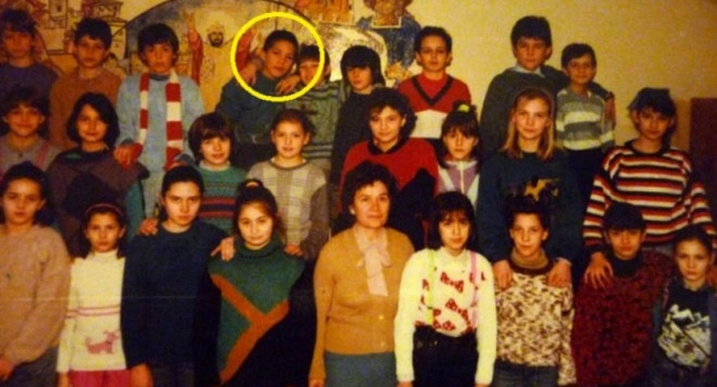 Кубрат Пулев като ученик в пети клас