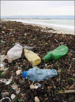 Купчини боклуци на плажа във Варна след бурята