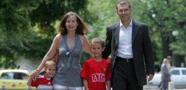 Симеон Дянков и семейството му