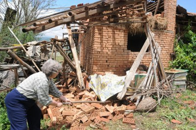 Огромни щети и в село Чавдар