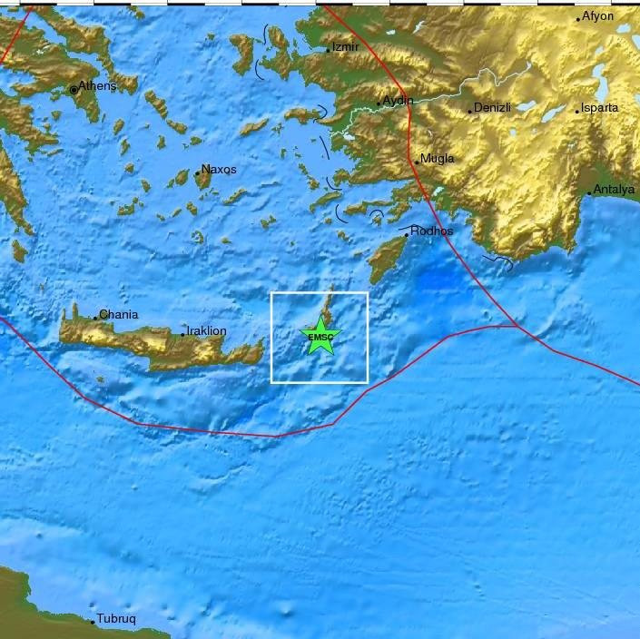 Силни земетресения в Гърция днес
