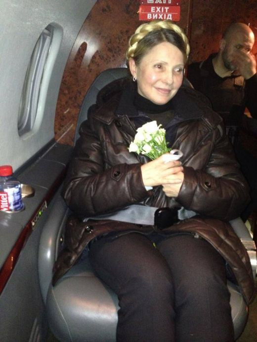Юлия Тимошенко излиза от затвора