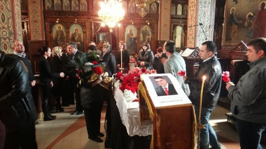 Тленните останки на Димчо Михалевски бяха положени в бял ковчег