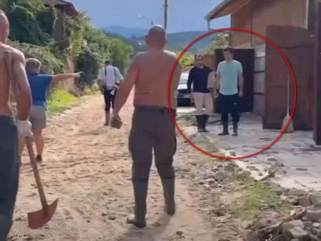 Мегаскандал: Попиляха Кирил Петков в наводненото село Богдан, пъдят го с обиди! (виж още)