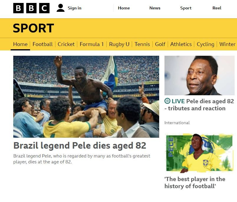 Футболният свят скърби за легендата Пеле