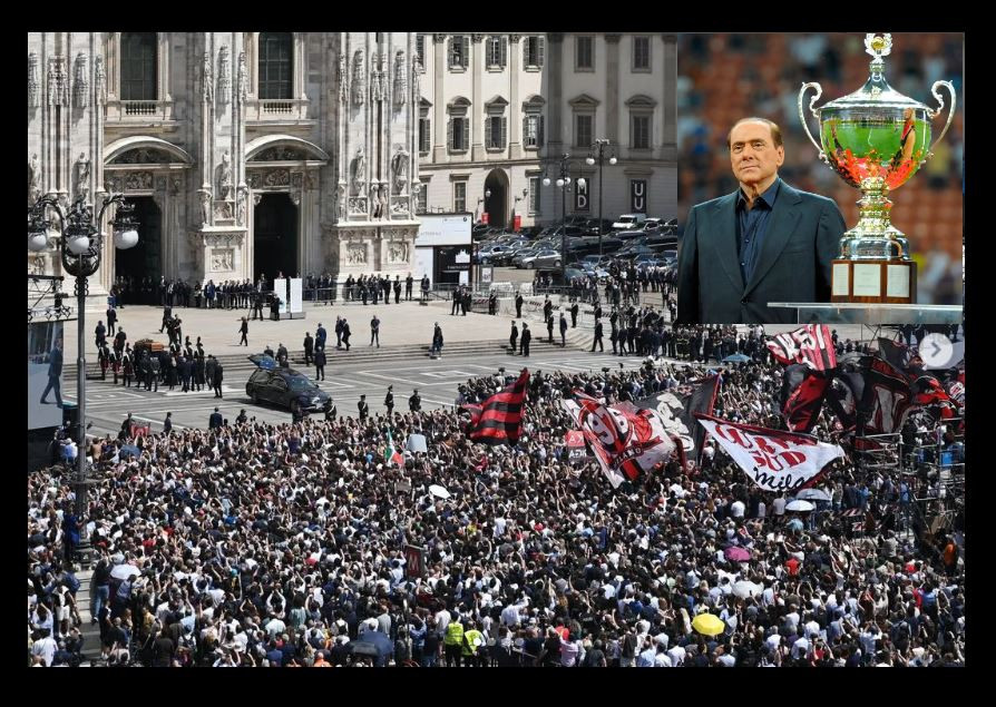 Погребението на Силвио Берлускони раздели Италия! (СНИМКИ)