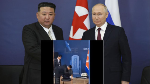 Шаш! Ким Чен Ун втрещи с действие преди срещата с Путин (Уникум видео)