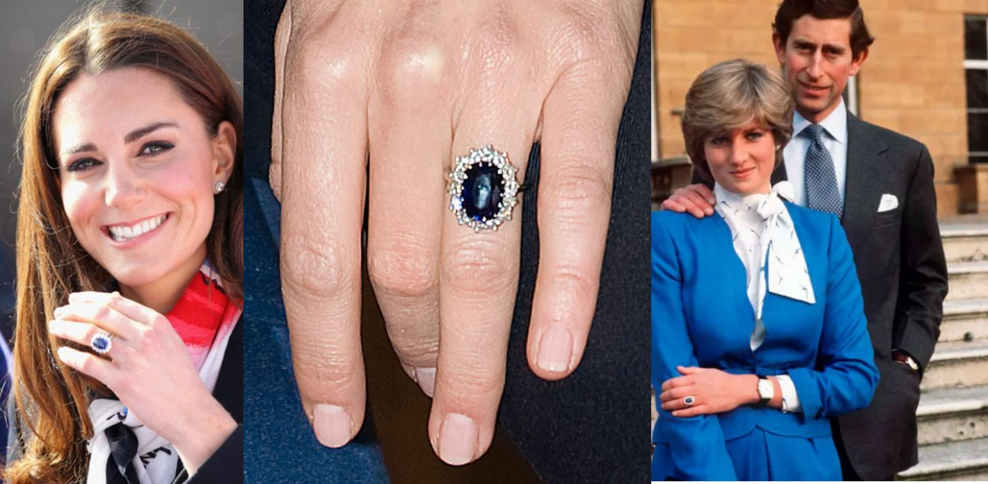Тайната зад годежния пръстен на Кейт и Даяна (Прокълнат ли е синият сапфир?)
