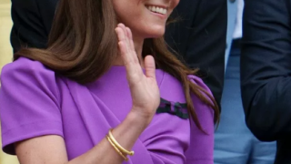 Разкриха какво  символизира лилавата рокля на Кейт на Уимбълдън (Снимки)