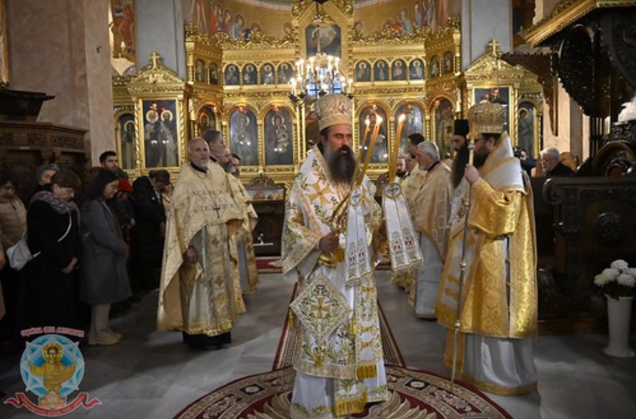 Първото посещение на Негово Светейшество патриарх Даниил в столичния храм „Св. Георги“ бе по случай 106-годишнината му