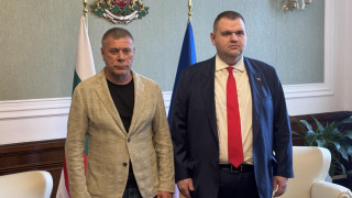 Делян Пеевски, лидер на ДПС и ПГ на ДПС - НОВО НАЧАЛО прие кмета на Горна Оряховица