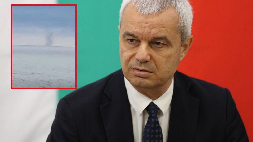 Костадинов показа видео от ударения кораб край нос Калиакра